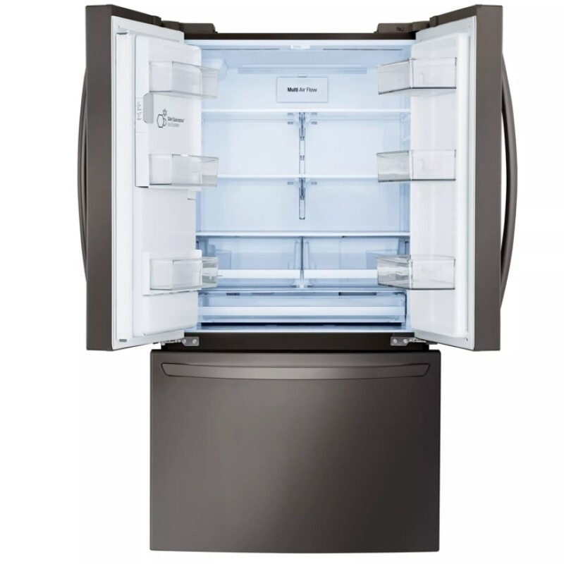 28 cu. ft. 3 Door French Door, Standard Depth Refrigerator with Dual Ice Makers LHFS28XBD