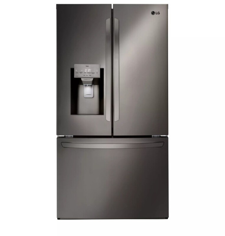 28 cu. ft. 3 Door French Door, Standard Depth Refrigerator with Dual Ice Makers LHFS28XBD