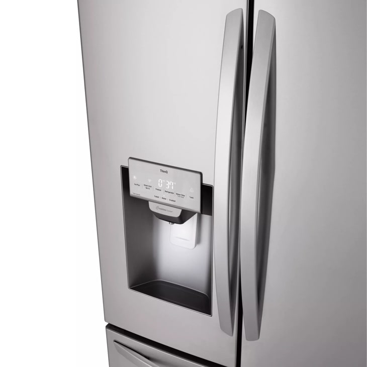 28 cu.ft 3 Door French Door, Standard Depth Refrigerator with Dual Ice Makers LHFS28XBS