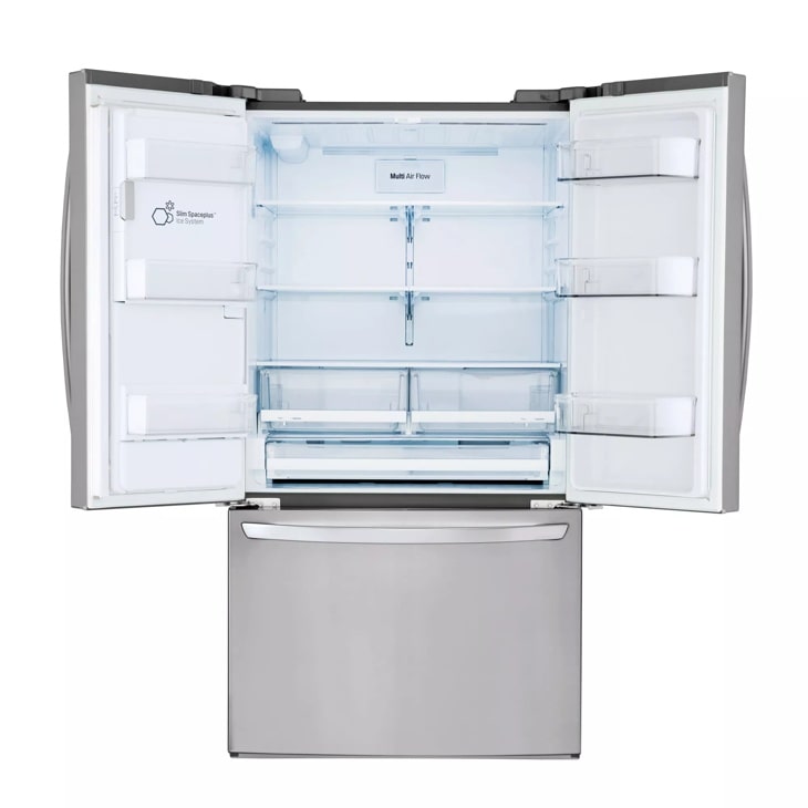 28 cu.ft 3 Door French Door, Standard Depth Refrigerator with Dual Ice Makers LHFS28XBS