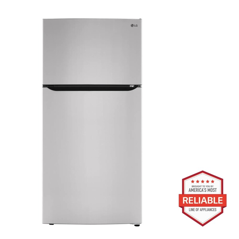 LG 24 cu. ft. Top Freezer Refrigerator Stainless Steel LHTNS2403S Picture 1