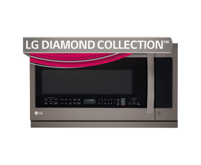 LG 2.2 cu. ft. Over-the-Range Microwave Oven with EasyClean® Black Stainless Steel LMHM2237BD Picture 1