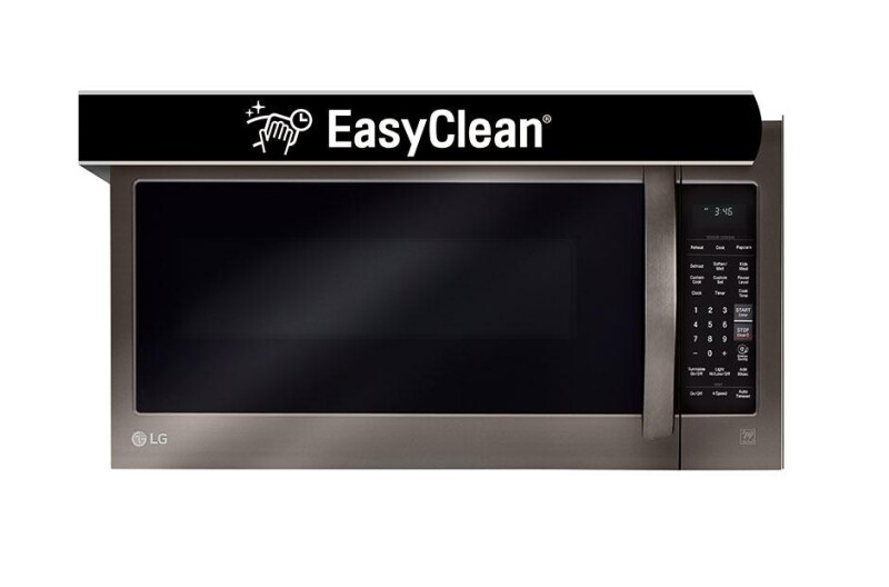 LG 2.0 cu. ft. Over-the-Range Microwave Oven with EasyClean® Black Stainless Steel LMV2031BD Picture 1