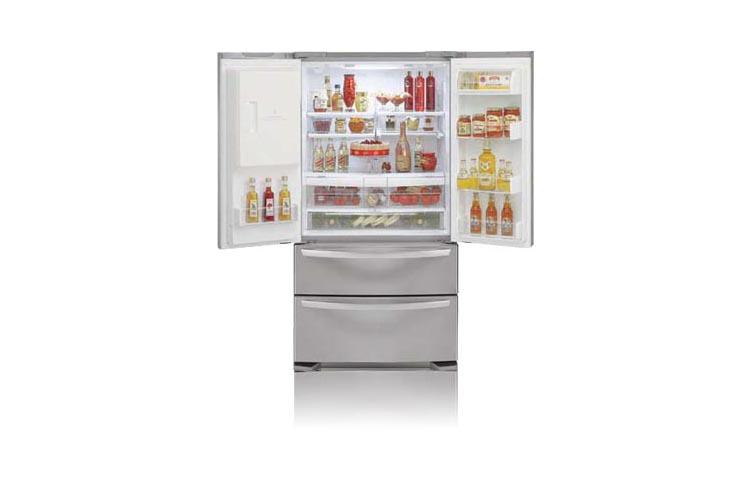 4-Door French Door Refrigerator with Ice and Water Dispenser (20 cu.ft.) LMX21981ST