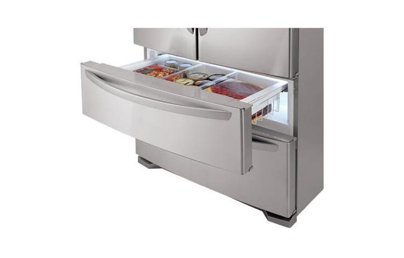 Large Capacity 4 Door French Door Refrigerator with Ice & Water Dispenser LMX21984ST