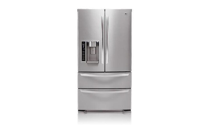 4-Door French Door Refrigerator with Ice and Water Dispenser (25 cu.ft.) LMX25981ST