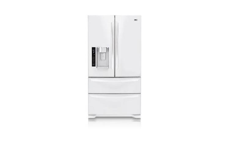 4-Door French Door Refrigerator with Ice and Water Dispenser (25 cu.ft.) LMX25981SW