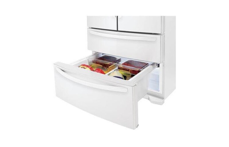 Large Capacity 4 Door French Door Refrigerator with Ice & Water Dispenser LMX25984SW