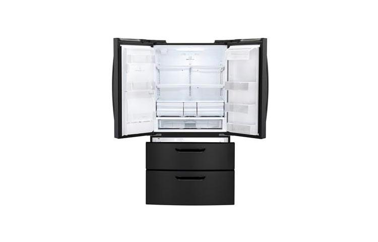 Large Capacity 4 Door French Door Refrigerator with Ice & Water Dispenser LMX25986SB