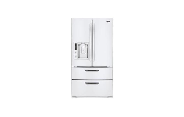 Large Capacity 4 Door French Door Refrigerator with Ice & Water Dispenser LMX25986SW