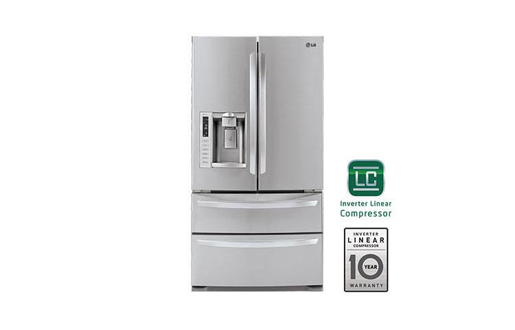 Ultra-Large Capacity 4 Door French Door Refrigerator with Ice & Water Dispenser LMX28988ST