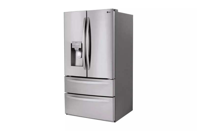 28 Cu. Ft. 4-door French Door, Standard Depth, Ice & Water, Double Freezer, Stainless Steel LMXS28626S