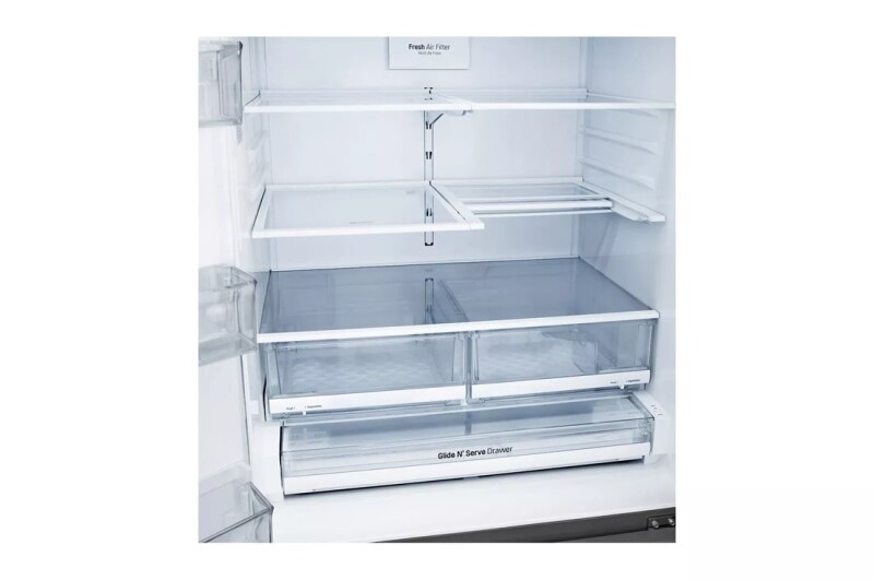 28 Cu. Ft. 4-door French Door, Standard Depth, Ice & Water, Double Freezer, Stainless Steel LMXS28626S