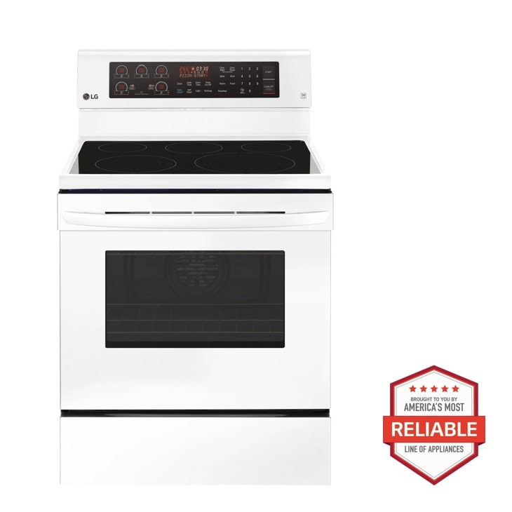 6.3 cu. ft. Electric Single Oven Range with True Convection and EasyClean® LRE3194SW