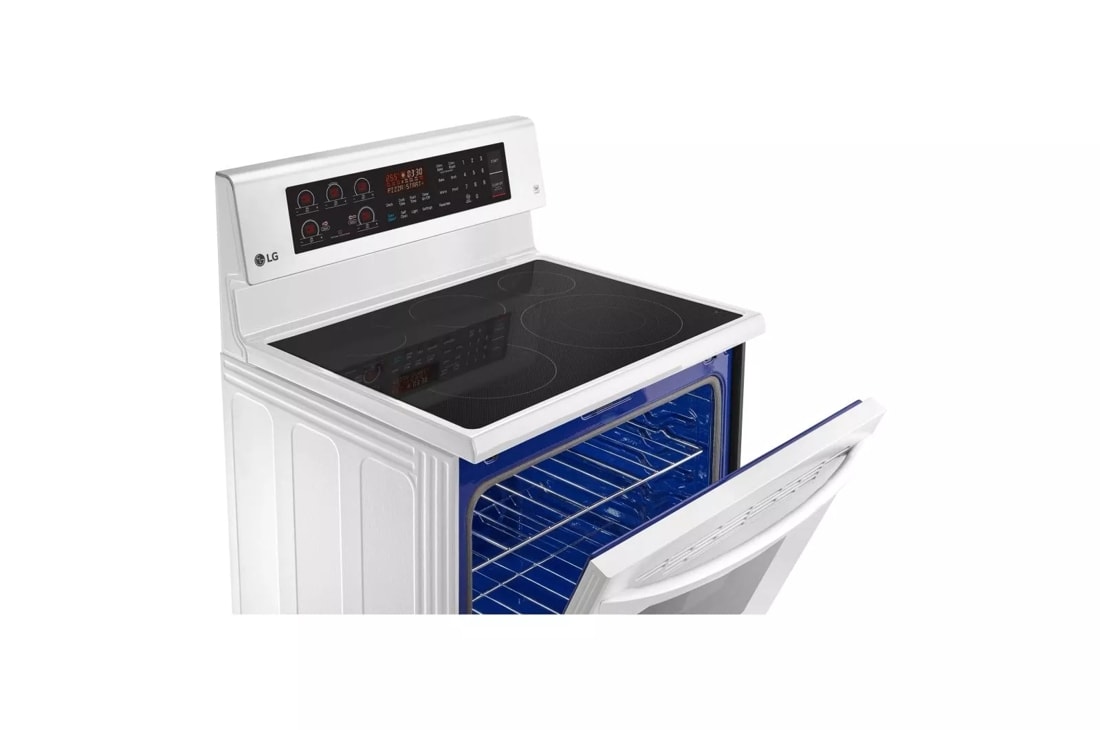 6.3 cu. ft. Electric Single Oven Range with True Convection and EasyClean® LRE3194SW