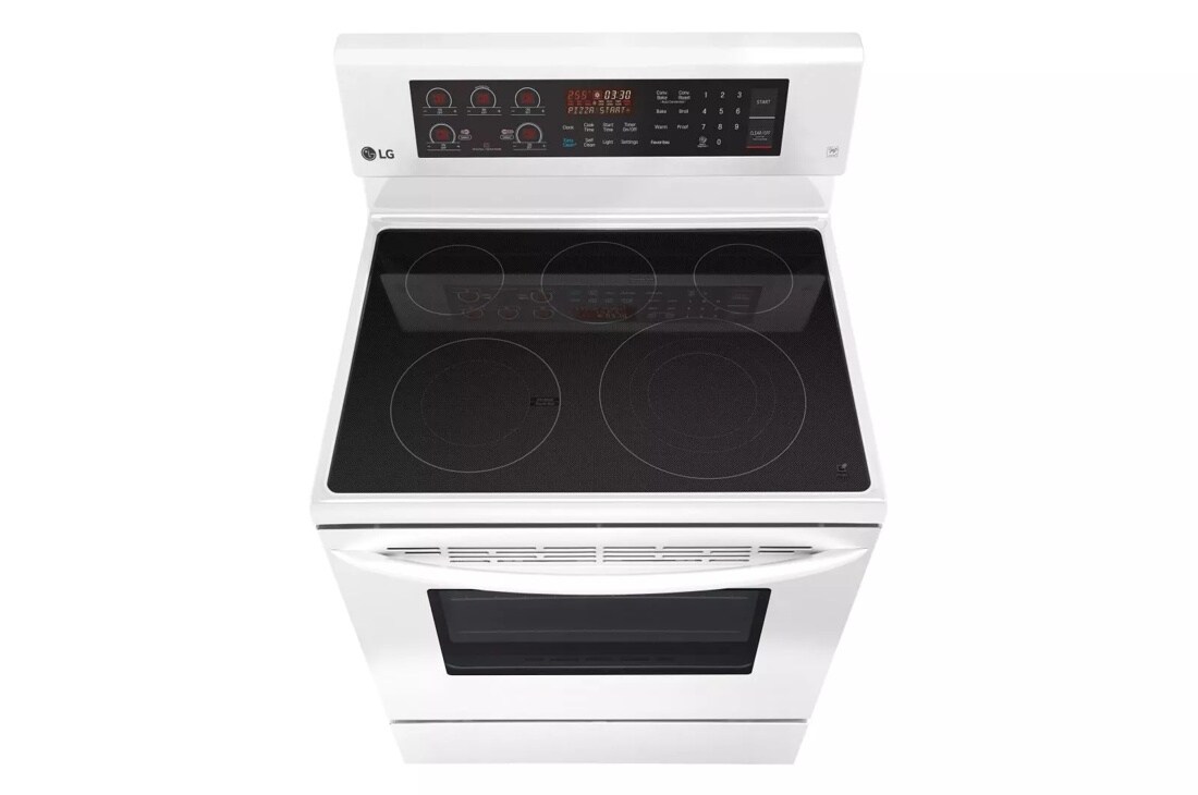 6.3 cu. ft. Electric Single Oven Range with True Convection and EasyClean® LRE3194SW