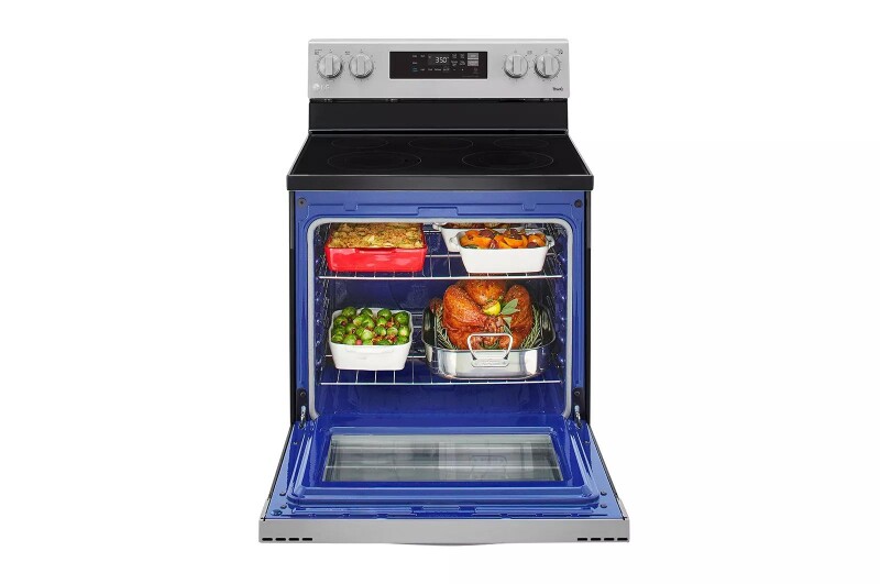 6.3 cu ft. Smart Wi-Fi Enabled Electric Range with EasyClean® LREL6321S