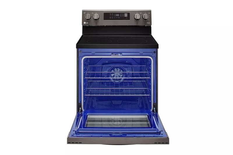6.3 cu ft. Electric Range with Air Fry & EasyClean® in Black Stainless Steel LREL6323D