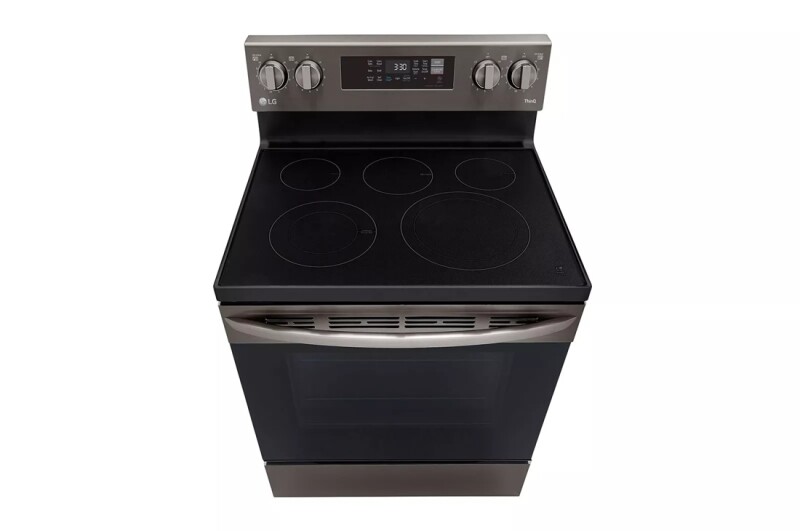 6.3 cu ft. Electric Range with Air Fry & EasyClean® in Black Stainless Steel LREL6323D