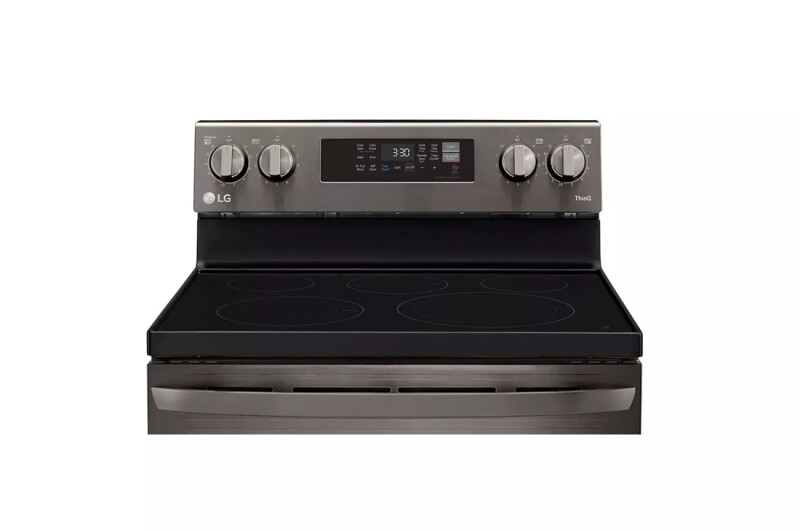 6.3 cu ft. Electric Range with Air Fry & EasyClean® in Black Stainless Steel LREL6323D