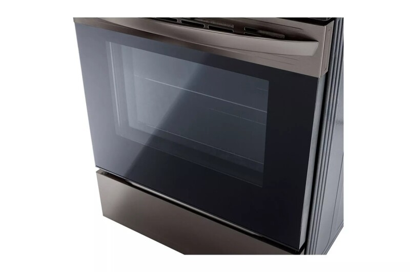 6.3 cu ft. Electric Range with Air Fry & EasyClean® in Black Stainless Steel LREL6323D