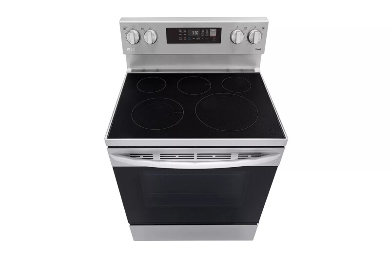 6.3 cu ft. Smart Wi-Fi Enabled Fan Convection Electric Range with Air Fry & EasyClean® LREL6323S