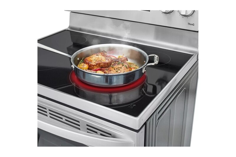 6.3 cu ft. Smart Wi-Fi Enabled Fan Convection Electric Range with Air Fry & EasyClean® LREL6323S