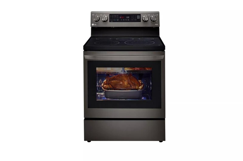 6.3 cu ft. Smart Wi-Fi Enabled True Convection InstaView® Electric Range with Air Fry LREL6325D