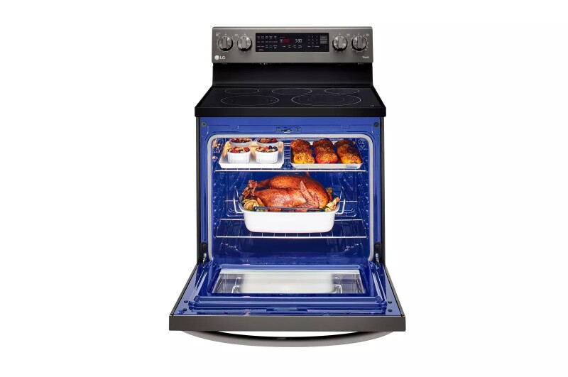 6.3 cu ft. Smart Wi-Fi Enabled True Convection InstaView® Electric Range with Air Fry LREL6325D