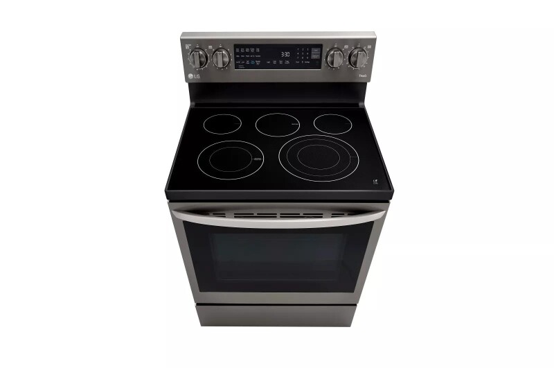 6.3 cu ft. Smart Wi-Fi Enabled True Convection InstaView® Electric Range with Air Fry LREL6325D