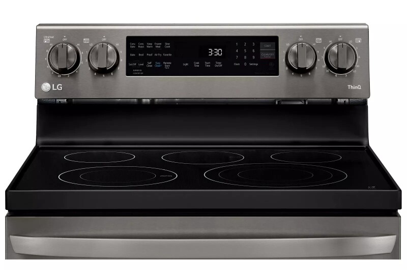 6.3 cu ft. Smart Wi-Fi Enabled True Convection InstaView® Electric Range with Air Fry LREL6325D