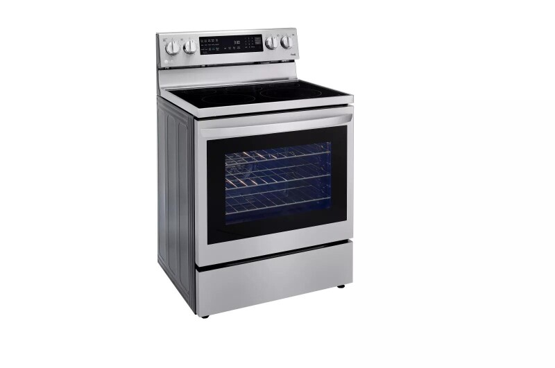 6.3 cu ft. Smart Wi-Fi Enabled True Convection InstaView® Electric Range with Air Fry LREL6325F