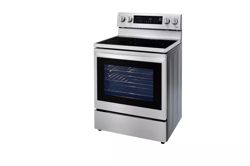 6.3 cu ft. Smart Wi-Fi Enabled True Convection InstaView® Electric Range with Air Fry LREL6325F