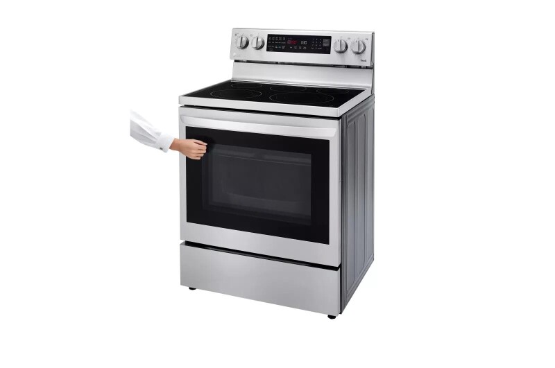 6.3 cu ft. Smart Wi-Fi Enabled True Convection InstaView® Electric Range with Air Fry LREL6325F