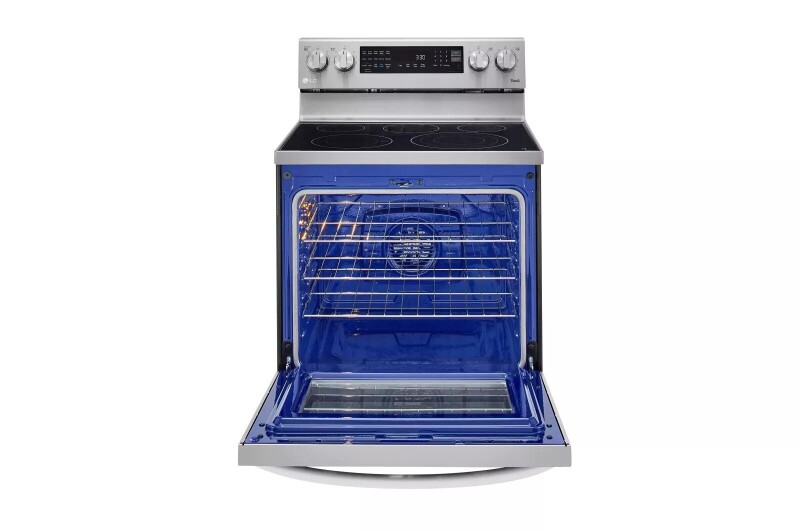 6.3 cu ft. Smart Wi-Fi Enabled True Convection InstaView® Electric Range with Air Fry LREL6325F