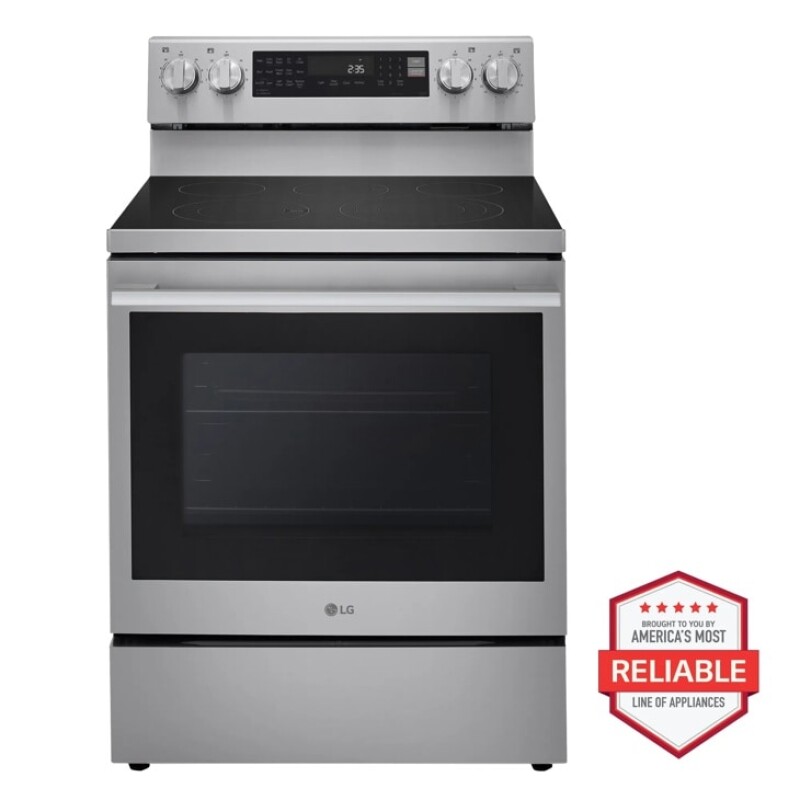 6.3 cu. ft. Smart Wi-Fi Enabled ProBake Convection® Electric Range with Air Fry & EasyClean® LREN6325XE