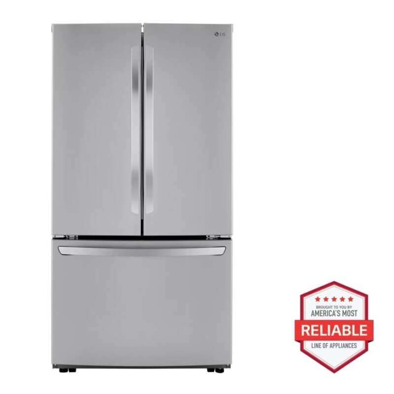 23 cu.ft French Door, Counter-Depth, Non Dispense Refrigerator LRFCC23D6S