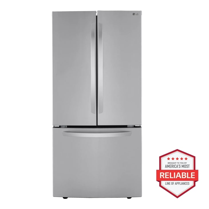 LG 25 cu. ft. French Door Refrigerator Printproof Stainless Steel LRFCS2503S Picture 1