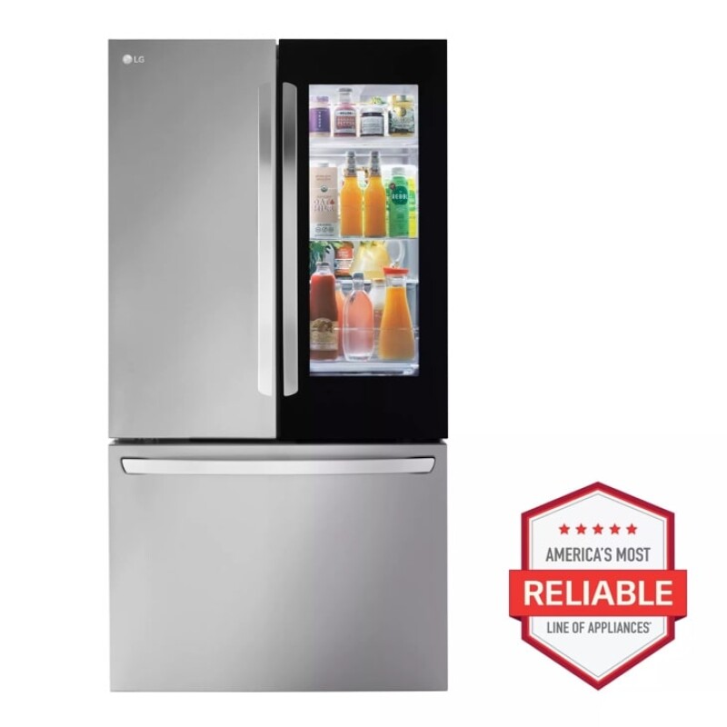 27 cu. ft. Smart InstaView® Counter-Depth MAX™ French Door Refrigerator LRFGC2706S