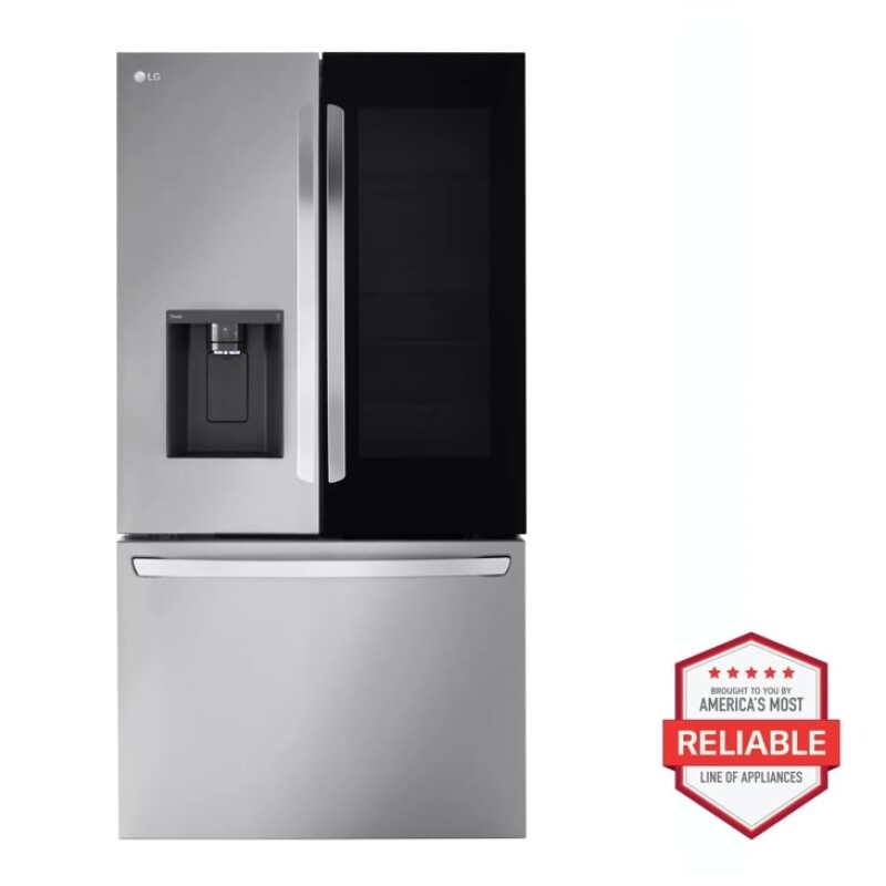 26 cu. ft. Smart InstaView® Counter-Depth MAX™ French Door Refrigerator LRFOC2606S