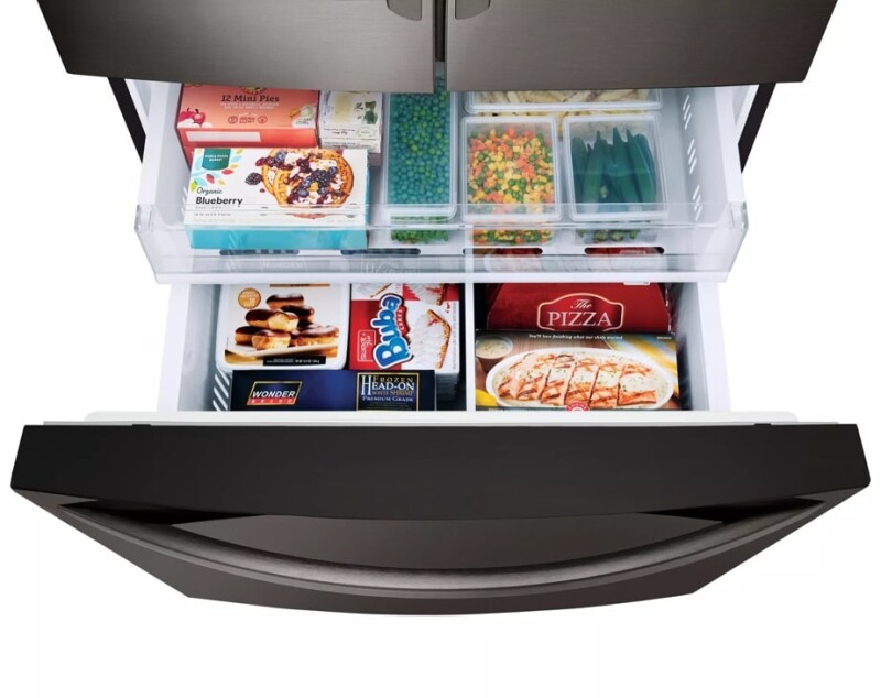 28 cu.ft 3 Door French Door, Standard Depth, Ice and Water with Single Ice LRFS28XBD