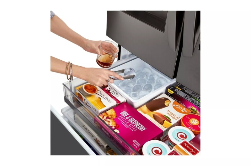 24 cu. ft. Smart wi-fi Enabled InstaView™ Door-in-Door® Counter-Depth Refrigerator with Craft Ice™ Maker LRFVC2406D
