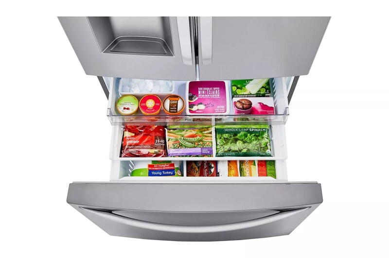 24 cu. ft. Smart French Door Counter-Depth Refrigerator LRFXC2406S