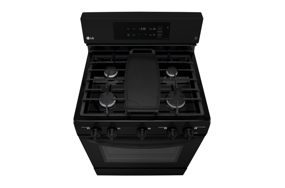 5.4 cu. ft. Gas Single Oven Range with Fan Convection and EasyClean® LRG3193SB