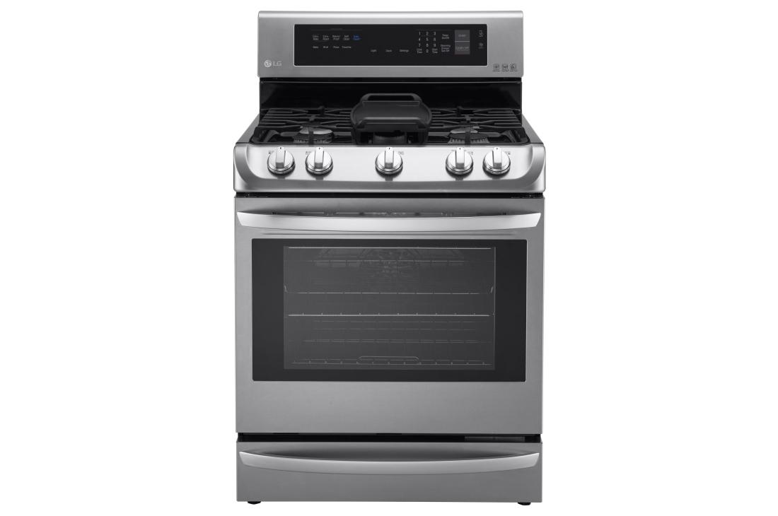 6.3 cu. ft. Gas Single Oven Range with ProBake Convection®, EasyClean® and Warming Drawer LRG4115ST