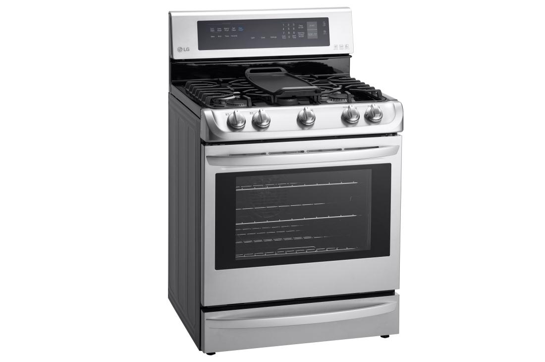 6.3 cu. ft. Gas Single Oven Range with ProBake Convection®, EasyClean® and Warming Drawer LRG4115ST
