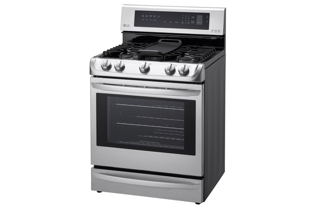6.3 cu. ft. Gas Single Oven Range with ProBake Convection®, EasyClean® and Warming Drawer LRG4115ST