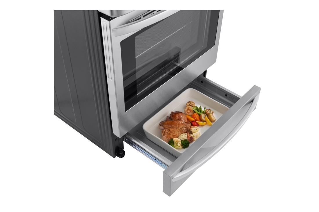 6.3 cu. ft. Gas Single Oven Range with ProBake Convection®, EasyClean® and Warming Drawer LRG4115ST