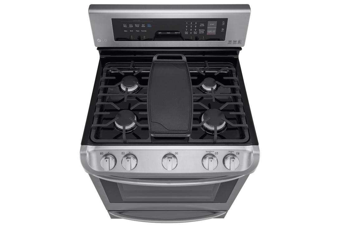 6.3 cu. ft. Gas Single Oven Range with ProBake Convection®, EasyClean® and Warming Drawer LRG4115ST