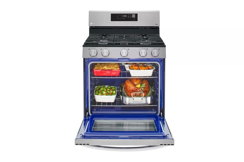 5.8 cu ft. Smart Wi-Fi Enabled Gas Range with EasyClean® LRGL5821S